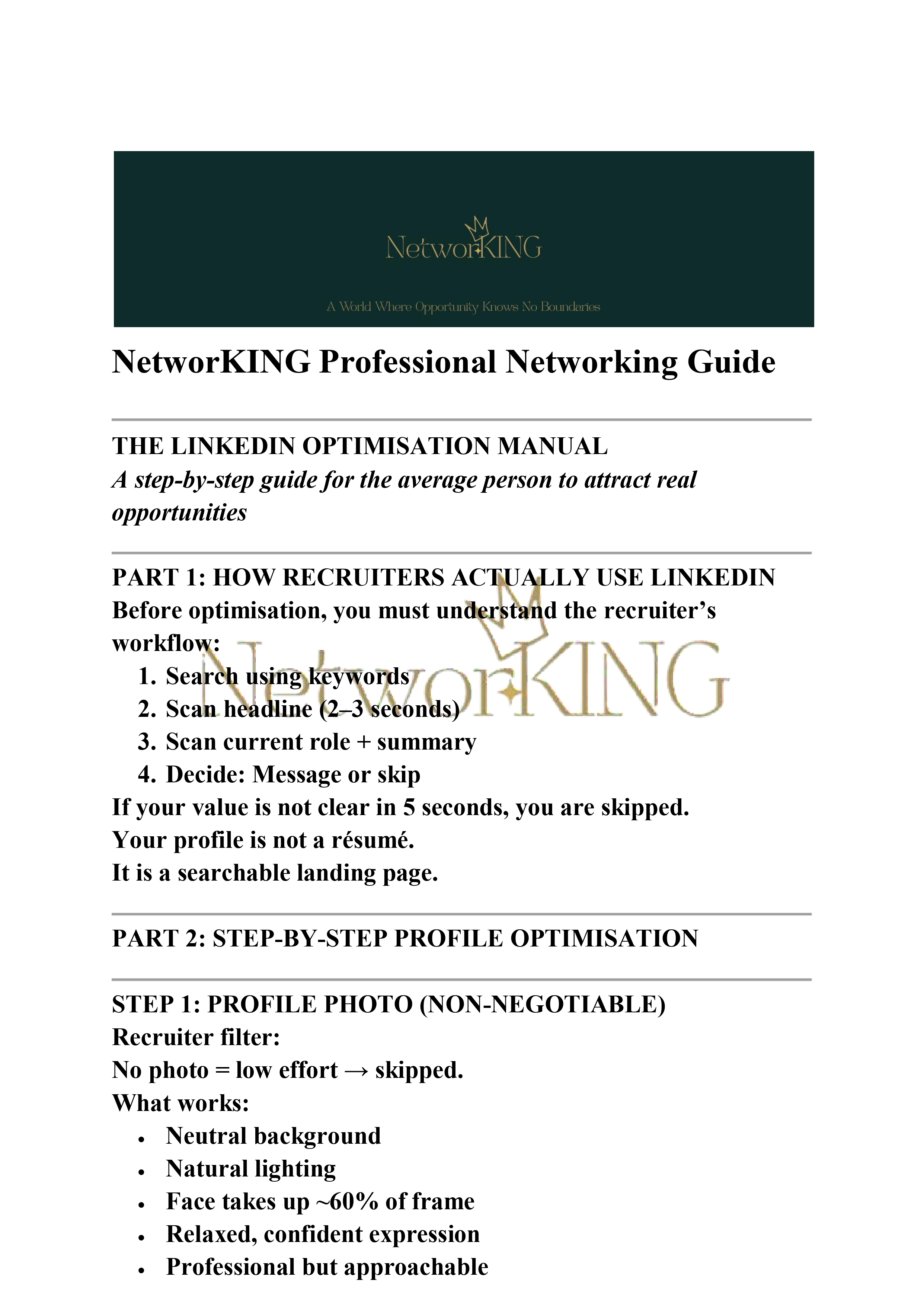 Interview Guide Preview